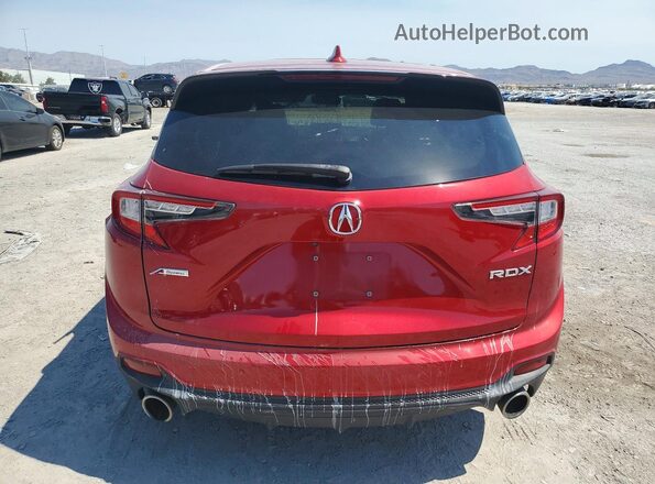 5J8TC1H68ML018514 2021 ACURA RDX Red Հետևի տեսք