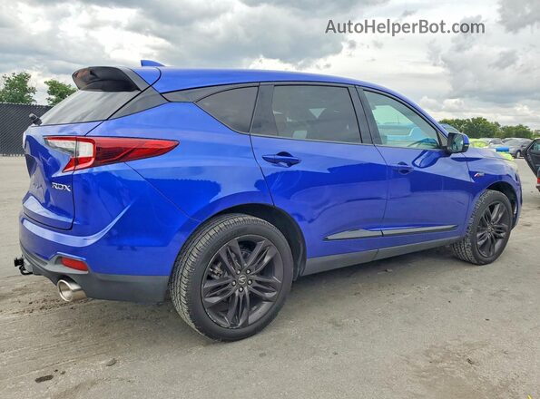 5J8TC1H68ML021297 2021 ACURA RDX Blue Հետևի աջ