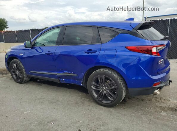 5J8TC1H68ML021297 2021 ACURA RDX Blue Հետևի ձախ