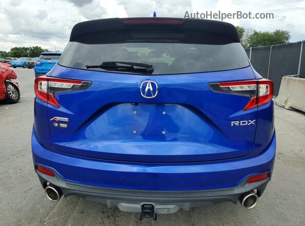 5J8TC1H68ML021297 2021 ACURA RDX Blue Հետևի տեսք