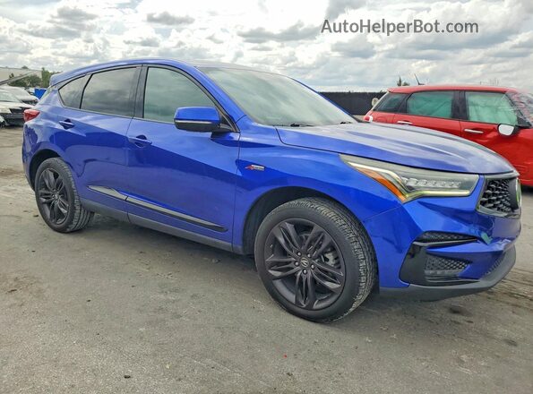 5J8TC1H68ML021297 2021 ACURA RDX Blue Առջևի աջ