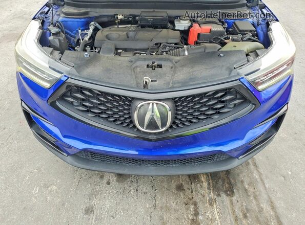 5J8TC1H68ML021297 2021 ACURA RDX Blue Շարժիչի բաժամունքի տեսք