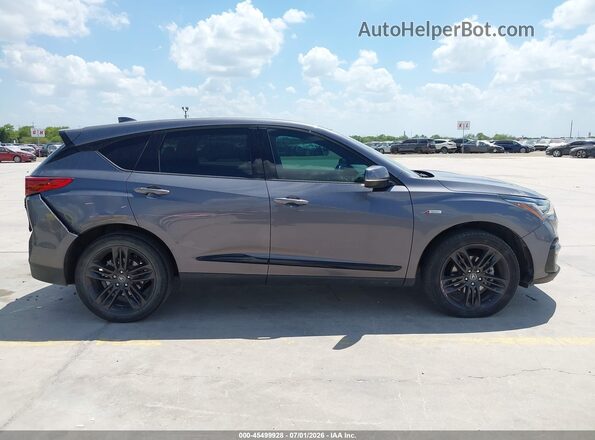 5J8TC1H69ML016612 2021 ACURA RDX Gray უკანა სალონის ხედი