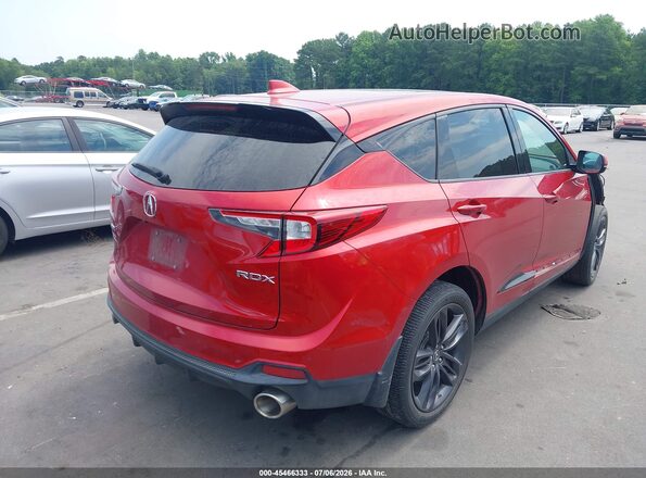 5J8TC1H6XLL015452 2020 ACURA RDX Red Rear right