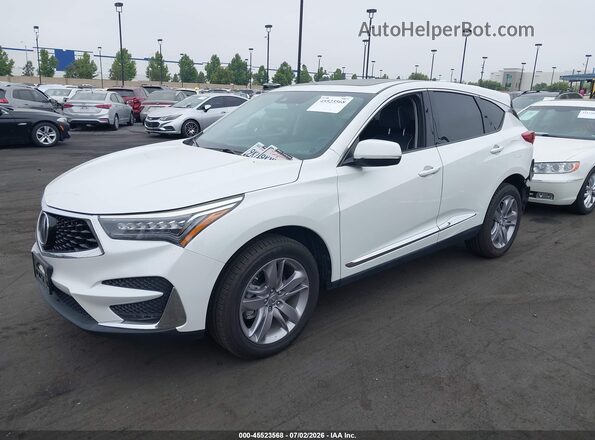 5J8TC1H73LL019870 2020 ACURA RDX White Vista tres cuartos delantera izquierda