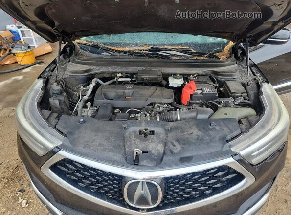 5J8TC1H74KL009749 2019 ACURA RDX Black Vista del compartimento del motor