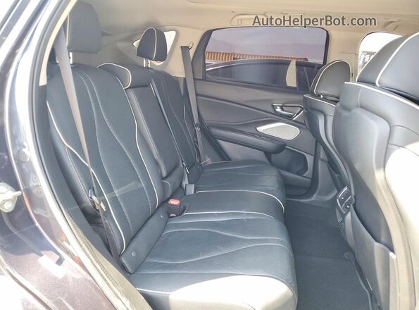 5J8TC1H76LL018471 2020 ACURA RDX Charcoal უკანა სალონის ხედი