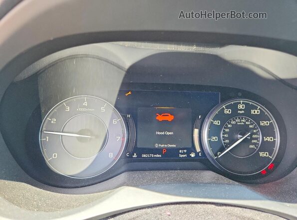 5J8TC2H31KL034370 2019 ACURA RDX White Widok zestawu wskaźników