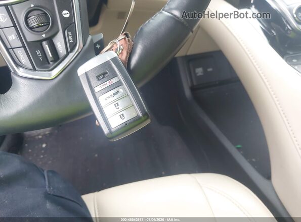5J8TC2H31LL004691 2020 ACURA RDX White Dashboard view