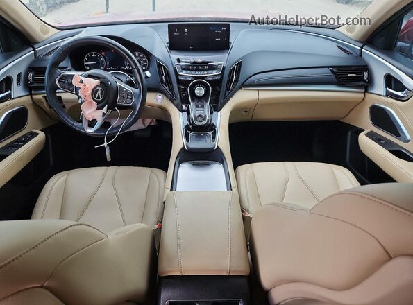 5J8TC2H31RL025274 2024 ACURA RDX Red Dashboard view