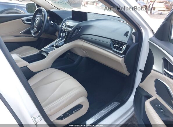 5J8TC2H32KL038332 2019 ACURA RDX Белый Вид салона спереди