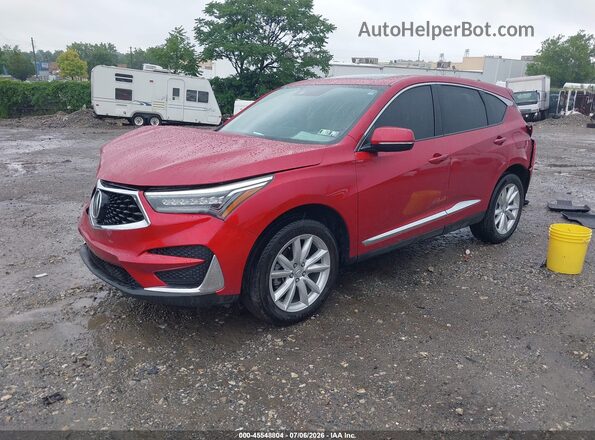 5J8TC2H32ML040858 2021 ACURA RDX Red Vista tres cuartos delantera izquierda