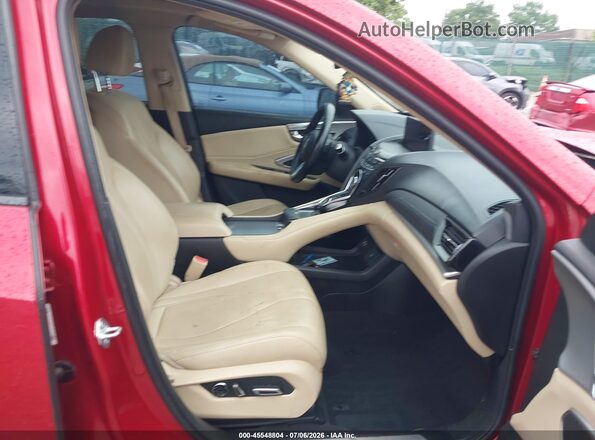 5J8TC2H32ML040858 2021 ACURA RDX Red Vista interior delantera