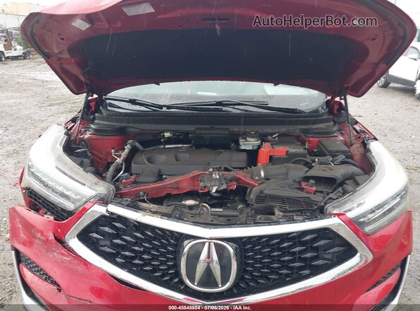 5J8TC2H32ML040858 2021 ACURA RDX Red Vista trasera