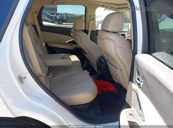 5J8TC2H35KL038678 2019 ACURA RDX White Vista de la etiqueta del VIN
