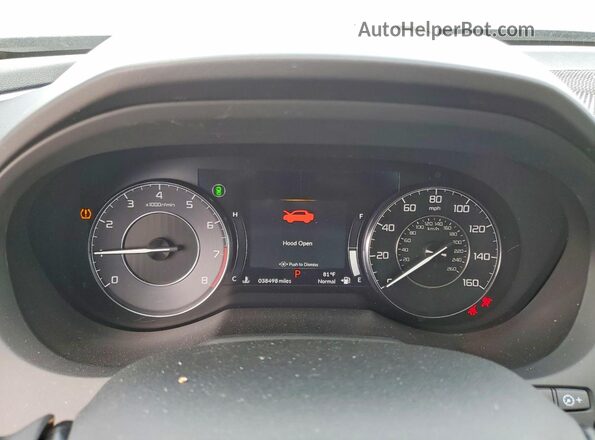 5J8TC2H35PL025565 2023 ACURA RDX Black Instrument cluster view