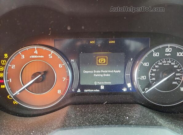5J8TC2H36KL001199 2019 ACURA RDX Black Instrument cluster view