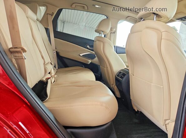 5J8TC2H36LL040411 2020 ACURA RDX Red Widok tylnych siedzeń