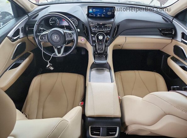 5J8TC2H36LL040411 2020 ACURA RDX Red Widok deski rozdzielczej