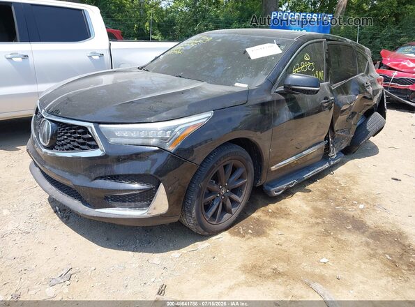 5J8TC2H37KL028525 2019 ACURA RDX Black Przód lewy