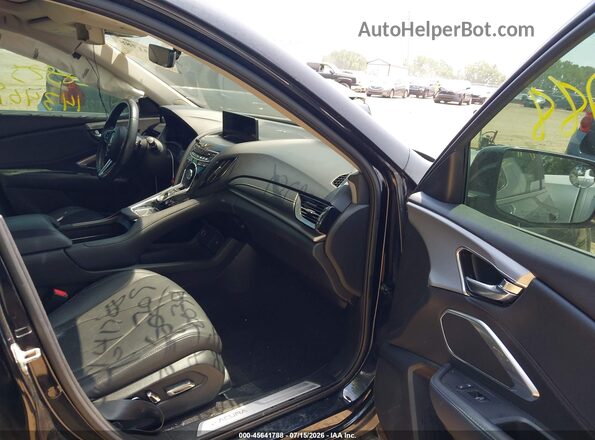 5J8TC2H37KL028525 2019 ACURA RDX Black Widok wnętrza z przodu