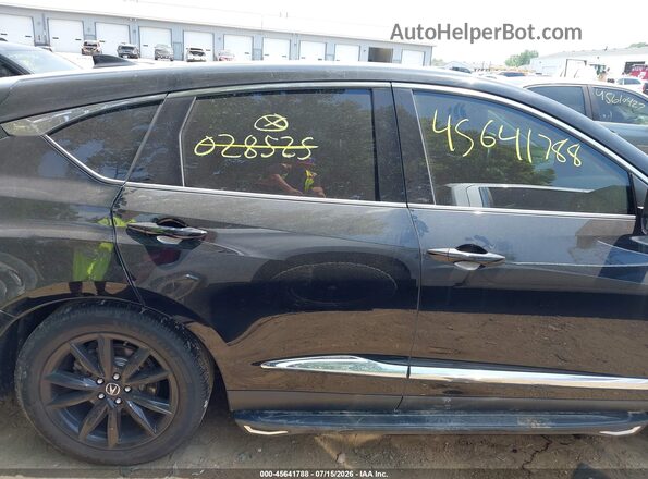 5J8TC2H37KL028525 2019 ACURA RDX Black Widok wnętrza z tyłu