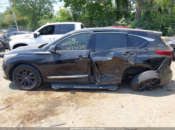 5J8TC2H37KL028525 2019 ACURA RDX Black Widok wnętrza 360 stopni