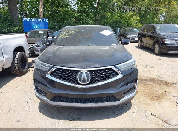 5J8TC2H37KL028525 2019 ACURA RDX Black Widok zestawu wskaźników