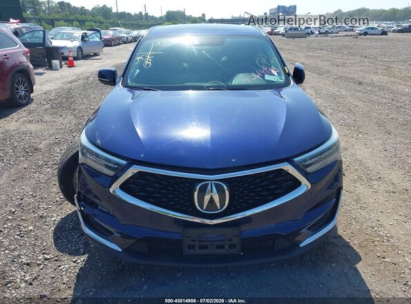 5J8TC2H37LL018370 2020 ACURA RDX Blue Սարքավորումների վահանակի տեսք