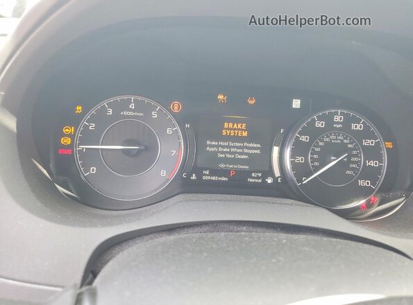 5J8TC2H37RL007944 2024 ACURA RDX Black Вид щитка приладів