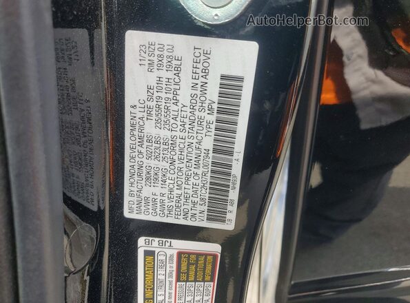 5J8TC2H37RL007944 2024 ACURA RDX Black Вид наклейки з VIN-кодом