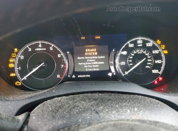 5J8TC2H39KL010057 2019 ACURA RDX Silver Vista del cuadro de instrumentos