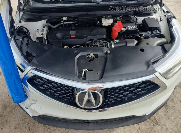 5J8TC2H3XKL017874 2019 ACURA RDX White ძრავის განყოფილების ხედი
