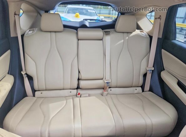 5J8TC2H3XKL017874 2019 ACURA RDX White უკანა სავარძლების ხედი