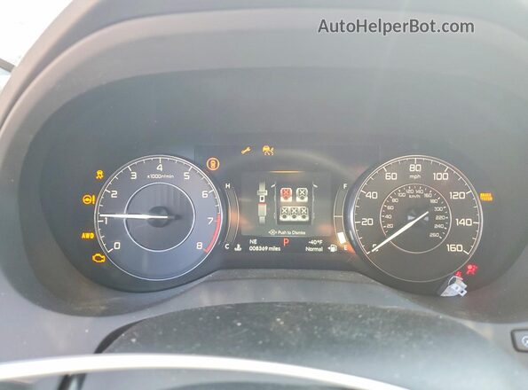 5J8TC2H45SL031271 2025 ACURA RDX Blue Instrument cluster view