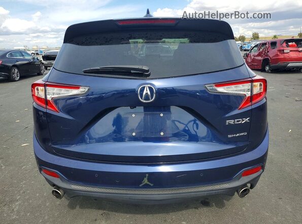 5J8TC2H50LL038493 2020 ACURA RDX Blue უკანა ხედი
