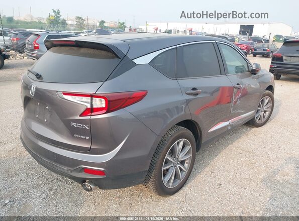 5J8TC2H51KL036024 2019 ACURA RDX Gray Trasero derecho
