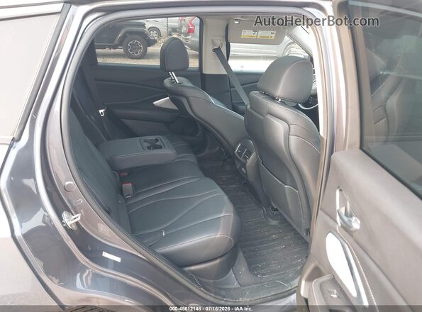 5J8TC2H51KL036024 2019 ACURA RDX Gray Vista de la etiqueta del VIN