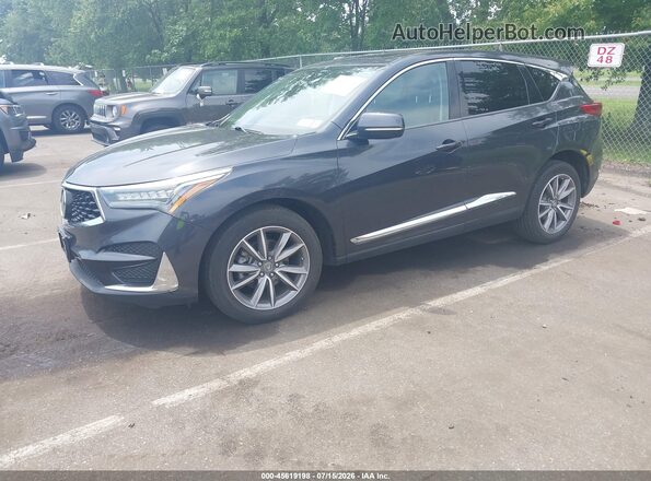 5J8TC2H52KL013089 2019 ACURA RDX Gray Vista tres cuartos delantera izquierda