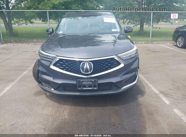 5J8TC2H52KL013089 2019 ACURA RDX Gray Vista interior trasera