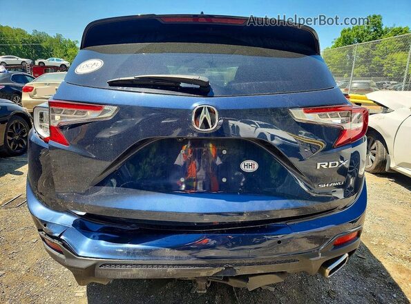 5J8TC2H52SL009320 2025 ACURA RDX Blue Հետևի տեսք