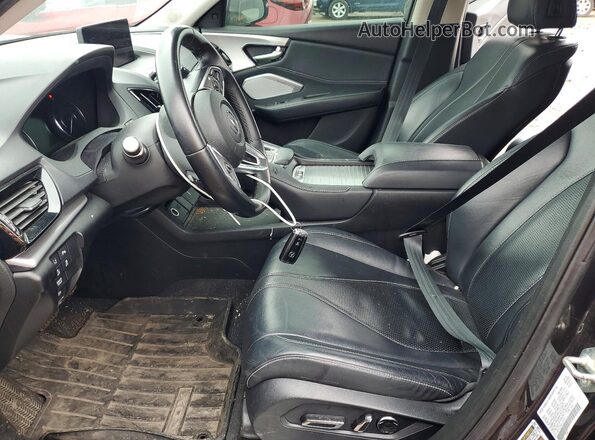 5J8TC2H53LL001910 2020 ACURA RDX Gray Vista interior delantera