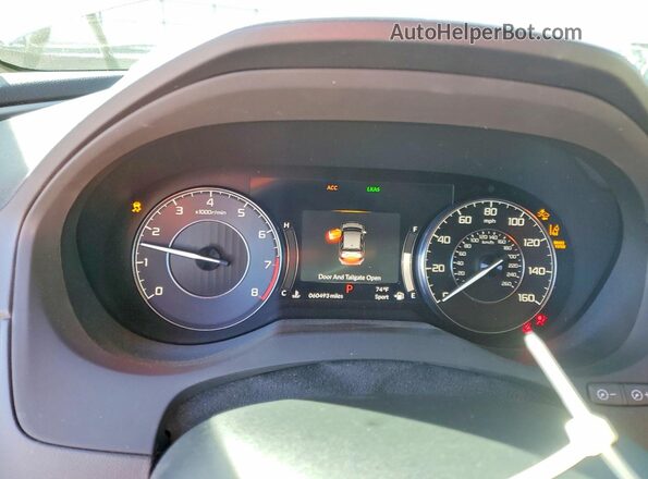 5J8TC2H55ML020458 2021 ACURA RDX White Vista del cuadro de instrumentos