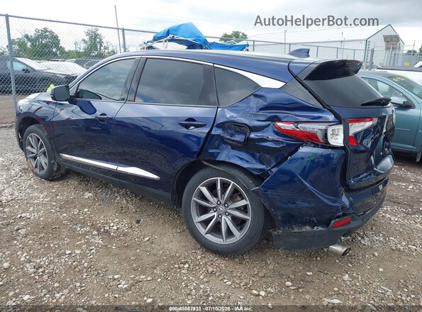 5J8TC2H55ML020881 2021 ACURA RDX Blue Trasero izquierdo