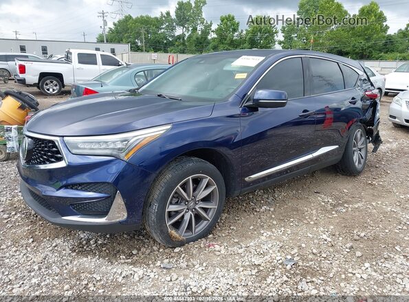 5J8TC2H55ML020881 2021 ACURA RDX Blue Vista tres cuartos delantera izquierda