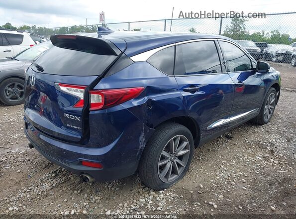 5J8TC2H55ML020881 2021 ACURA RDX Blue Trasero derecho
