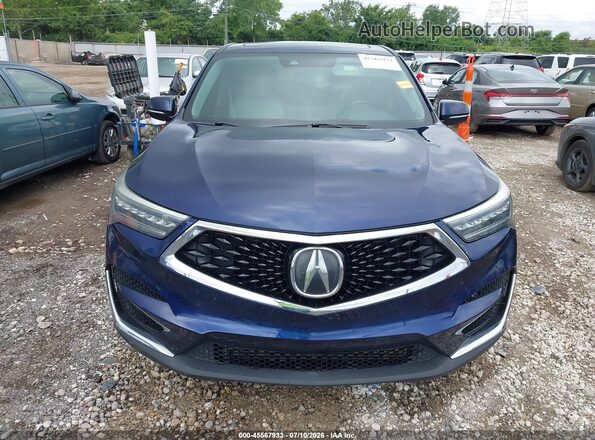 5J8TC2H55ML020881 2021 ACURA RDX Blue Vista del salpicadero