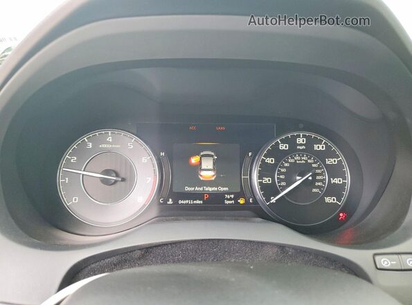 5J8TC2H55ML035915 2021 ACURA RDX Black Widok zestawu wskaźników