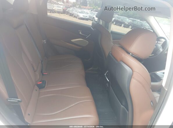 5J8TC2H5XLL011317 2020 ACURA RDX White Vista de la etiqueta del VIN