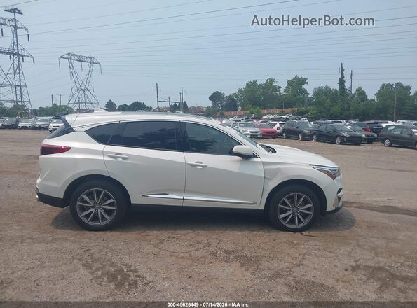 5J8TC2H5XLL011317 2020 ACURA RDX White Vista del cuadro de instrumentos